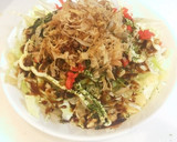 加熱なし！お好み焼き風キャベツサラダ作り方4写真