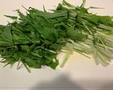 【簡単作り置き】水菜と香味野菜の和え物作り方1写真