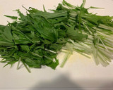 【簡単作り置き】水菜と香味野菜の和え物作り方1写真