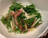 【簡単作り置き】水菜と香味野菜の和え物作り方4写真