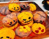 HMで南瓜と紫芋のスコーン＊ハロウィン作り方7写真