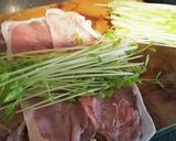 ◆豆苗肉巻き&えのき肉巻きのめんつゆ煮◆作り方1写真