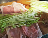 ◆豆苗肉巻き&えのき肉巻きのめんつゆ煮◆作り方1写真