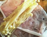 ◆豆苗肉巻き&えのき肉巻きのめんつゆ煮◆作り方3写真