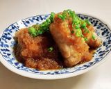 厚揚げ豚ばら肉巻き☆おろしポン酢がけ作り方6写真