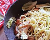 おうち居酒屋★ツマミ専用ちくわ塩焼きそば作り方6写真