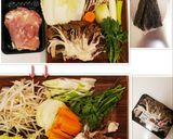 簡単~舞茸鶏鍋スープ作り方1写真