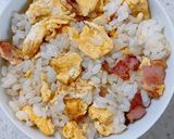 卵とベーコンのチャーハン作り方6写真