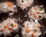 山芋とシーフードの落とし揚げ作り方5写真