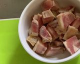 筑前煮（炒りとり）の味付け作り方1写真