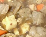 筑前煮（炒りとり）の味付け作り方3写真