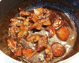 鶏の肝味噌煮作り方4写真