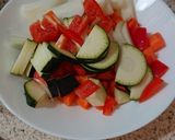 挽き肉野菜オーブン焼き。つまみです！作り方4写真