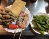 残り物焼き鳥の炊き込みご飯作り方1写真