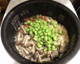 残り物焼き鳥の炊き込みご飯作り方5写真