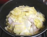 白菜と豚バラ肉の重ね蒸し作り方4写真