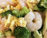 筋肉中華　えびブロッコリー卵炒め作り方7写真