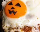 お家のカレーに乗せるだけ♪簡単ハロウィン作り方2写真