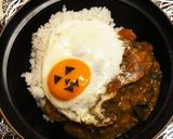 お家のカレーに乗せるだけ♪簡単ハロウィン作り方6写真