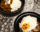 お家のカレーに乗せるだけ♪簡単ハロウィン作り方7写真