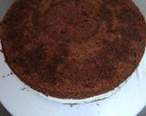 チョコバナナのミルクデコケーキ作り方20写真