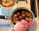 今美味しい　旬の里芋とイカの煮物作り方5写真