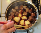 今美味しい　旬の里芋とイカの煮物作り方6写真
