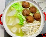 柚子胡椒香るフワッちゅる鶏団子♡水炊き♡作り方22写真