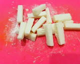 お弁当にも♡サクサク長芋の青のり焼き作り方1写真