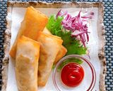 ハンバーグのたねで★簡単春巻き作り方5写真