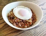 簡単！ガッツリ！鰹節香るワンパンそばめし作り方7写真
