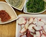 梅香る香ばしじゃこのタコ飯炒め作り方1写真