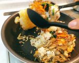 フライパンでカリッと！ごぼう入りビビンバ作り方8写真