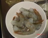 えびとシイタケの蒸し物作り方1写真