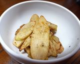 マコモのいしりバターガーリック炒め作り方4写真