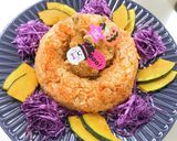 おばけが踊るチキンドームライス♪作り方9写真