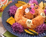 おばけが踊るチキンドームライス♪作り方10写真