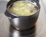 【ハヤトウリとベーコンのにんにくスープ】作り方3写真