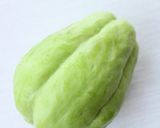 【ハヤトウリとベーコンのにんにくスープ】作り方5写真