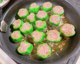 お弁当にも★ピーマンの肉詰め作り方5写真