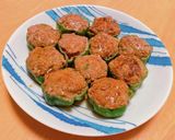 お弁当にも★ピーマンの肉詰め作り方8写真