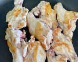 長ネギたっぷり中華風鶏手羽元#ピリ辛旨煮作り方5写真