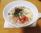 オートミール・スープ(塩昆布と高野豆腐)作り方7写真