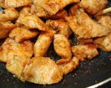 簡単！お肉柔らか♪鶏胸肉のごま醤油焼き♪作り方3写真