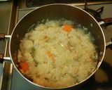 ポカポカ鶏ひき肉団子スープ中華風プリプリ作り方3写真