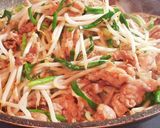 肉ニラもやしシャキシャキ炒め作り方6写真