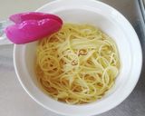 フライパンを使わない簡単ペペロンチーノ!作り方4写真