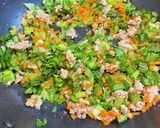 冷蔵庫のお掃除にも♡お豆腐そぼろ丼作り方2写真