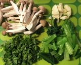 きのこバターパスタ作り方1写真