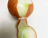 コツ：玉ねぎの皮むき②水につけると簡単作り方3写真